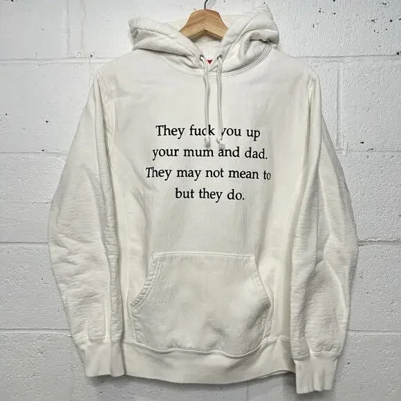Supreme “They F*ck You Up” Poem Hooded Sweatshirt FW16 - Picture 1 of 14